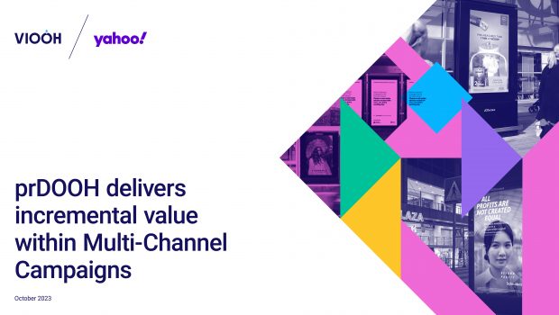 VIOOH & Yahoo Partner to Explore the Value prDOOH Delivers Within Multichannel Campaigns